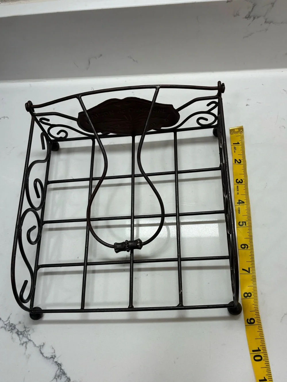 Vintage French Country Napkin Holder Comptoir de Famille Maison de Campagne